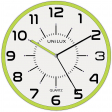 Unilux Pop wandklok, diameter 30 cm, groen