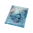 L-map Leitz Premium lasnaad copy safe 0.15mm PVC A4 blauw