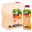 Fuze Tea frisdrank, niet-bruisend, fles van 40 cl, pak van 24 stuks, perzik hibiscus