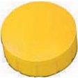 MAUL magneet Solid, 15 mm, trekkracht 150 gr, doos van 10 stuks, geel