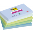 Post-it Super Sticky notes Oasis, 90 vel, ft 76 x 127 mm, geassorteerde kleuren, pak van 5 blokken