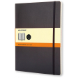Moleskine notitieboek, ft 19 x 25 cm, gelijnd, soepele cover, 192 blad, zwart