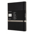 Moleskine notitieboek professional, ft 19 x 25 cm, gelijnd, harde cover, 189 blad, zwart