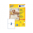 Etiket Avery Zweckform 3655 210x148mm A5 wit 200stuks