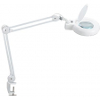 MAUL loeplamp LED Viso met tafelklem 6.3cm, armlengte 2x31cm, 3 dioptrielens, opp 144cm2, wit
