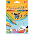 Bic kleurpotlood Ecolutions Evolution Triangle 12 potloden in een kartonnen etui