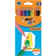 Bic Kids kleurpotlood Tropicolors, etui van 12 stuks