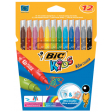 Bic viltstift Kid Couleur 12 stiften