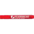 Crown permanent marker, schuine punt, schrijfbreedte 1 - 3 mm, rood