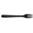 Conpax Folia vork, herbruikbaar, uit CPLA, 19 cm, zwart, pak van 50 stuks