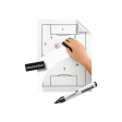 Magic-Chart Legamaster Whiteboard 60x80cm wit