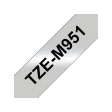 Labeltape Brother P-touch TZE-M951 24mm zwart op zilver