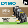 Labeltape Dymo 16955 D1 718060 12mm x5.5m poly zwart op wit