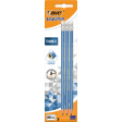 Bic potlood Evolution Triangle, met gom, blister van 3 stuks