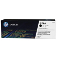 HP toner 312A, 2 400 pagina's, OEM CF380A, zwart