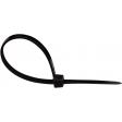 Q-CONNECT kabelbinder, ft 100 x 2,5 mm, pak van 100 stuks, zwart