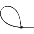 Q-CONNECT kabelbinder, ft 200 x 3,6 mm, pak van 100 stuks, zwart