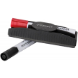 Q-CONNECT bordenwisser, voor whiteboard, magnetisch, incl 2 whiteboardmarkers