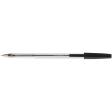 Q-CONNECT balpen, met dop, 0,7 mm, medium punt, zwart, doos van 50 stuks