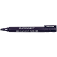 Q-CONNECT permanente marker, 1,2 / 5 mm, schuine punt, zwart