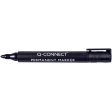 Q-CONNECT permanente marker, 2-3 mm, ronde punt, zwart