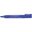 Q-CONNECT permanente marker, 2-3 mm, ronde punt, blauw