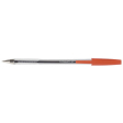 Q-CONNECT balpen, met dop, 0,7 mm, medium punt, rood