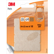 3M Viltjes, Extra soft, ft 24 x 22 mm, blister van 12 stuks