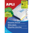 Apli witte etiketten ft 64,6 x 33,8 mm (b x h), 2.400 stuks, 24 per blad (1263)