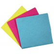 Aqualine universele huishouddoekjes ft 38 x 38 cm, geassorteerde kleuren, pak van 6 stuks