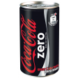 Coca-Cola Zero frisdrank, mini blik van 15 cl, pak van 24 stuks