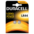 Duracell knoopcel Electronics LR44, blister van 2 stuks