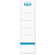 Elba rugetiketten rug van 8 cm, ft 19x5,4 cm, wit 10 st