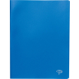 Pergamy showalbum, voor ft A4, met 40 transparante tassen, blauw