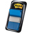Post-it index standaard, ft 24,4 x 43,2 mm, houder met 50 tabs, blauw