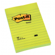 Post-it Notes, ft 102 x 152 mm, geel, gelijnd, blok van 100 vel