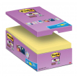 Post-it Super Sticky notes, 90 vel, ft 76 x 127 mm, geel, pak van 14 blokken + 2 gratis