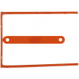 Q-CONNECT archiefbinder D-clip, doos van 100 stuks, rood