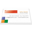 Q-CONNECT badge pocket, zelfklevend, ft 60 x 95 mm, open lange zijde, pak van 10 stuks