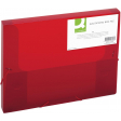 Q-CONNECT elastobox, met elastieken, A4, rug 25 mm, rood