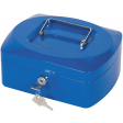 Q-CONNECT geldkoffer, 205 x 160 x 85 mm, blauw
