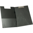 Q-CONNECT klemplaat, PP, ft A4, dubbel, zwart