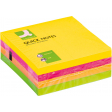 Q-CONNECT Quick Notes, ft 76 x 76 mm, 320 vel, geassorteerde neonkleuren