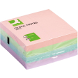 Q-CONNECT Quick Notes, ft 76 x 76 mm, 400 vel, geassorteerde kleuren