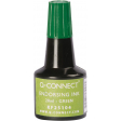 Q-CONNECT stempelinkt, flesje van 28 ml, groen