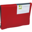 Q-CONNECT voorordner, A4, PP, met 13 vakken, elastieksluiting, rood