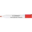 Q-CONNECT whiteboardmarker, 2-3 mm, ronde punt, rood