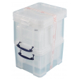 Really Useful Box 35 liter, transparant, pak van 3 dozen