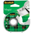 Scotch plakband Magic Tape ft 19 mm x 25 m, blister met dispenser en 1 rolletje