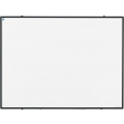 Smit Visual Softline whiteboard, emaille, magnetisch, zwart profiel, 120 x 90 cm